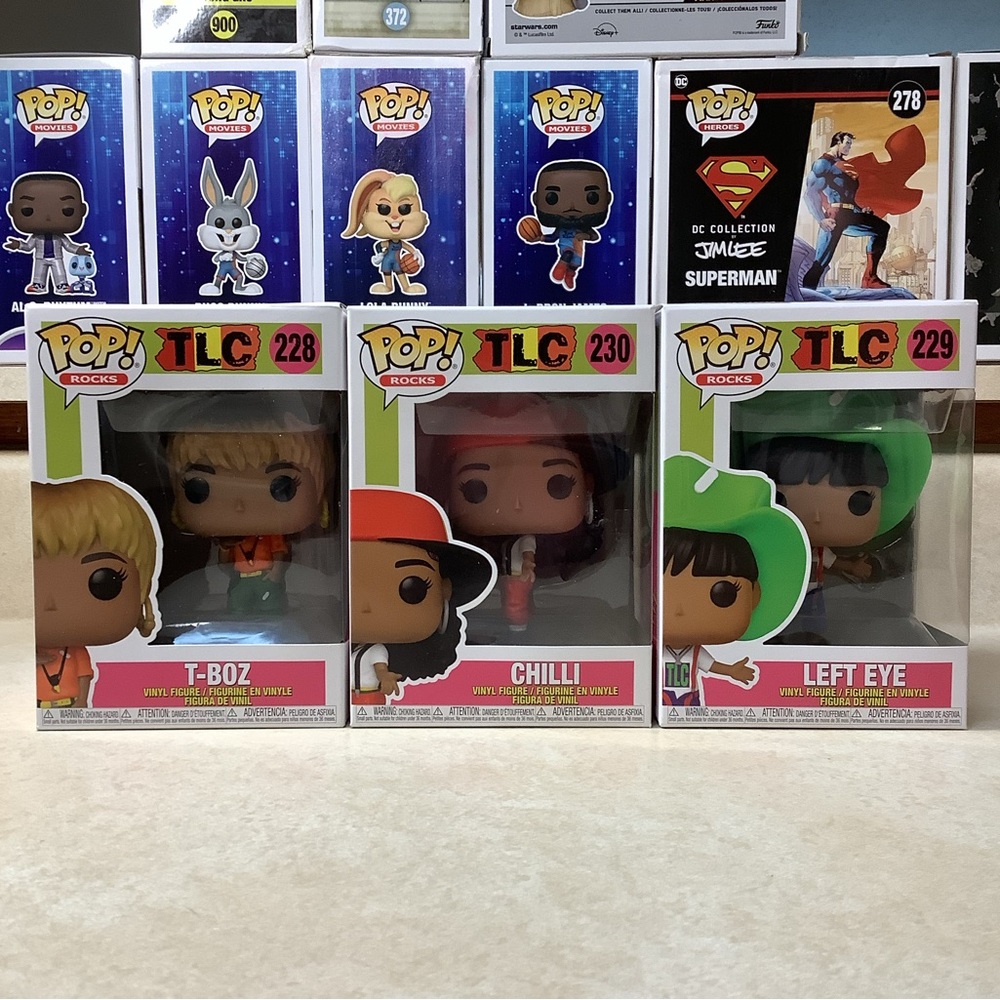 Funko Pop! Rocks TLC “No Scrubs” T-Boz Left Eye & Chilli / Set of 3